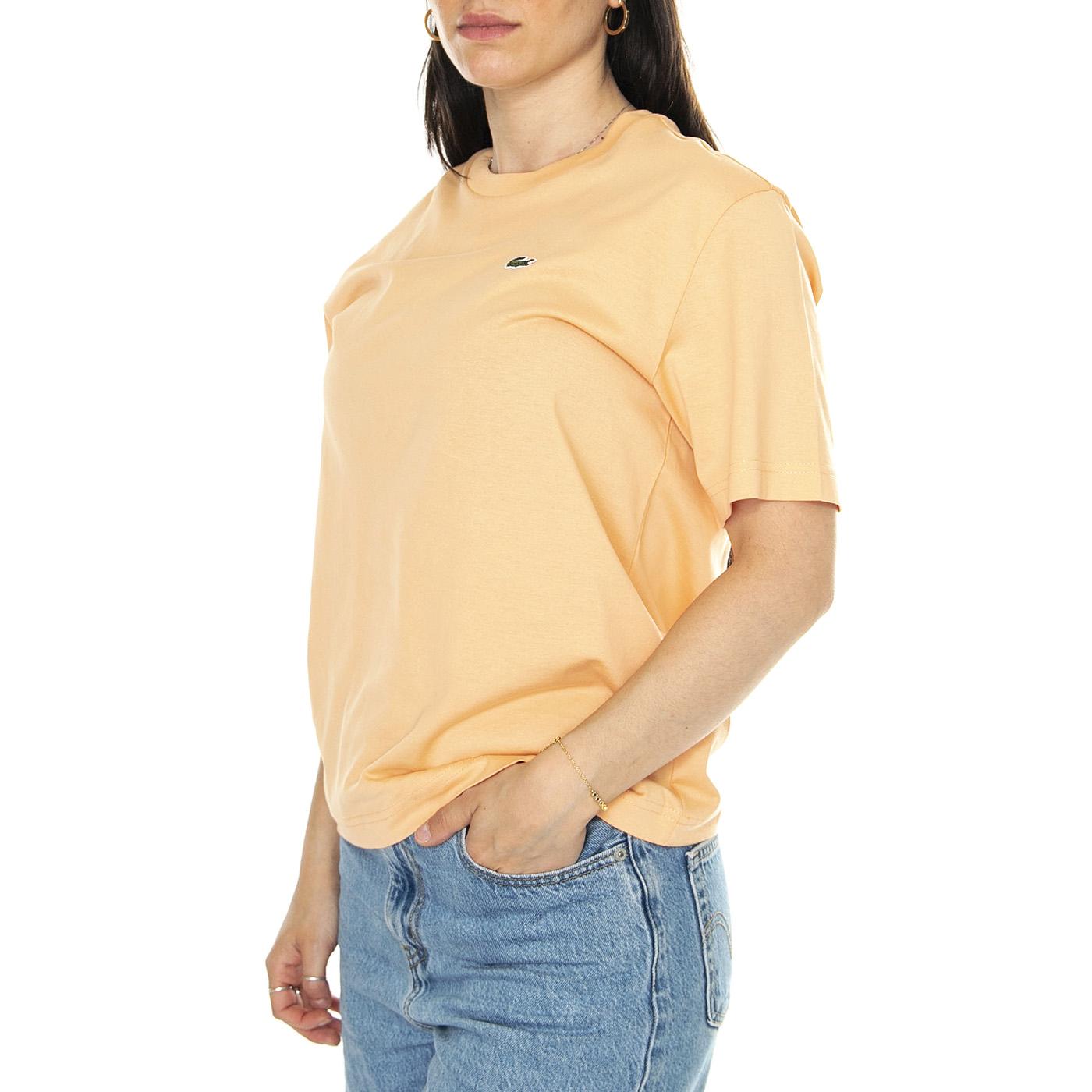 T-Shirt IXY Orange - Maglietta Girocollo Donna Arancione TF7215-IXY  LACOSTE 