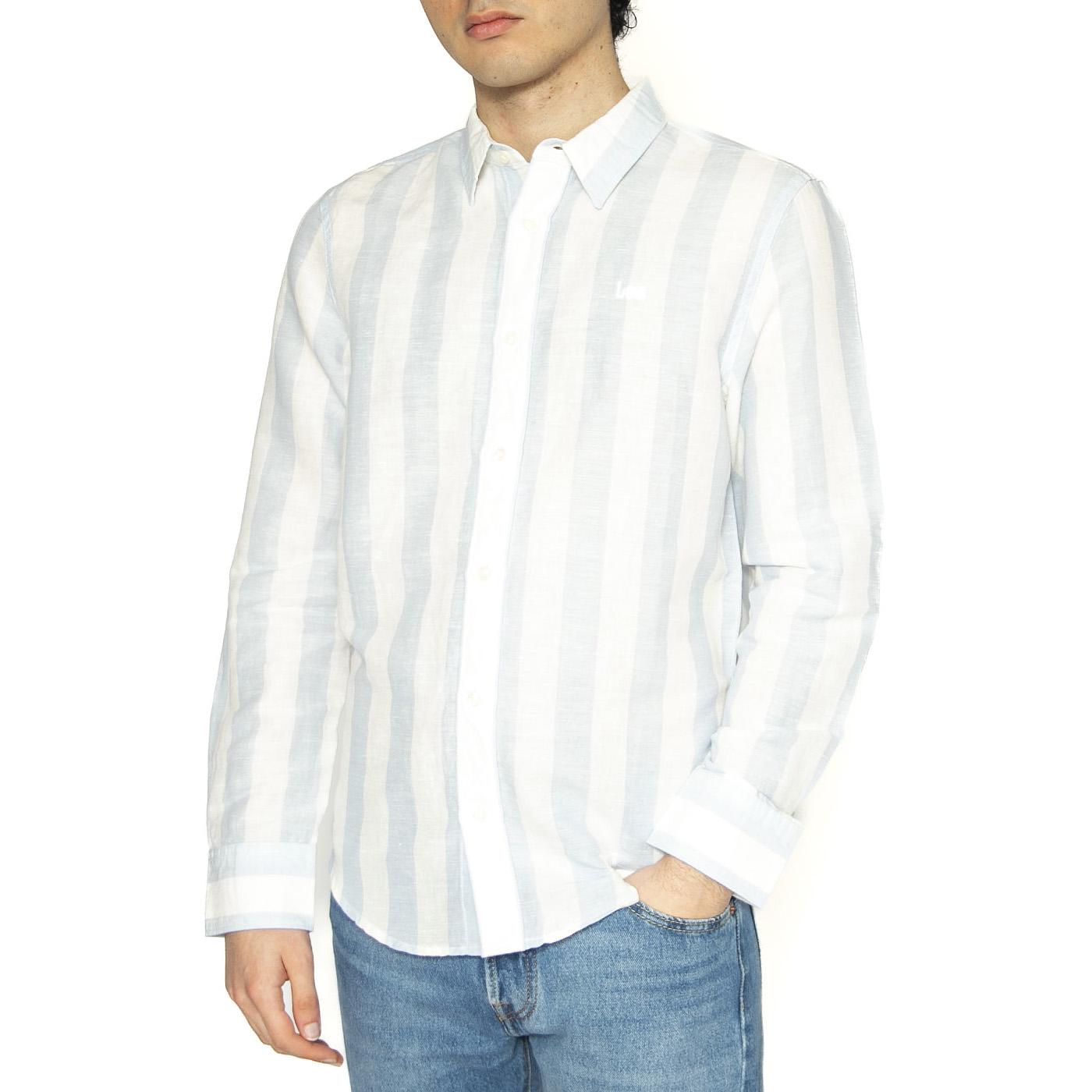 Patch Shirt Shy Blue - Camicia Uomo Multicolore 112363907  LEE 