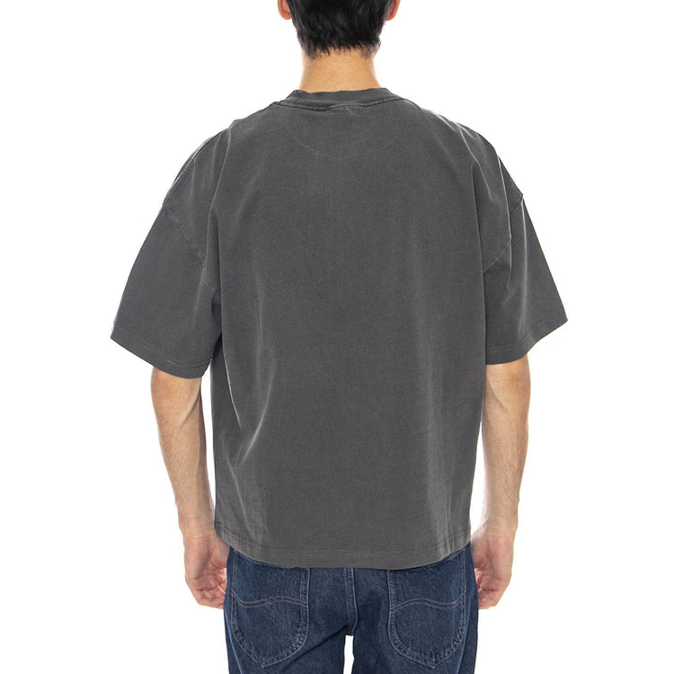 S/S Benton T-Shirt Graphite - Maglietta Girocollo Uomo Grigia I035590.87GD . CARHARTT WIP 