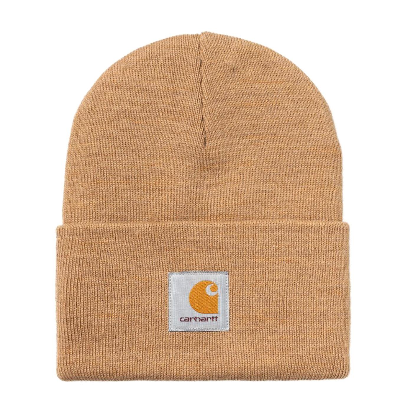 Acrylic Watch Hat Peanut Heather - Cappellino a Cuffia Marrone I020175.2ITXX  CARHARTT WIP 