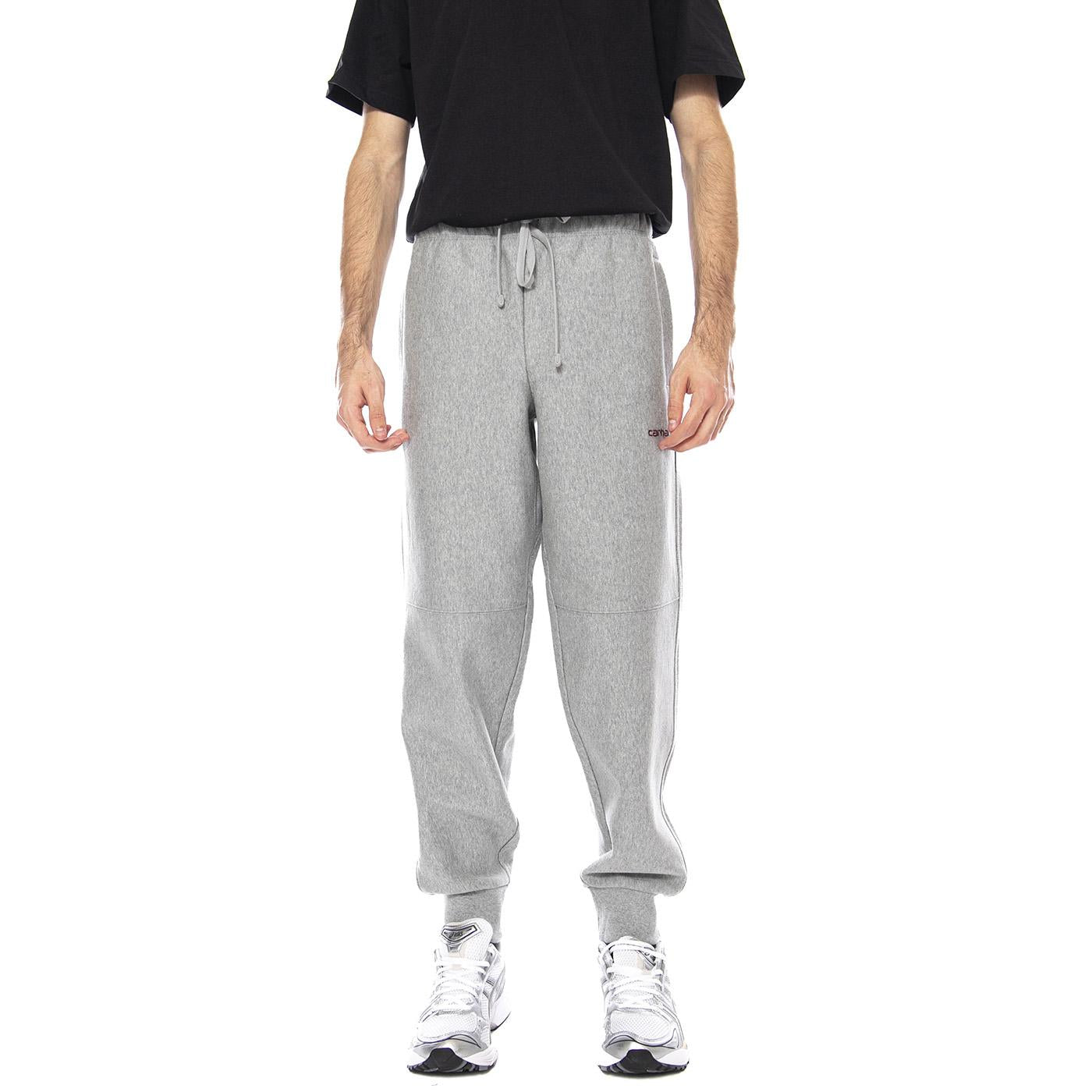 American Script Jogging Pant Grey Heather - Pantaloni Uomo Grigi I027042.V6XX . CARHARTT WIP 