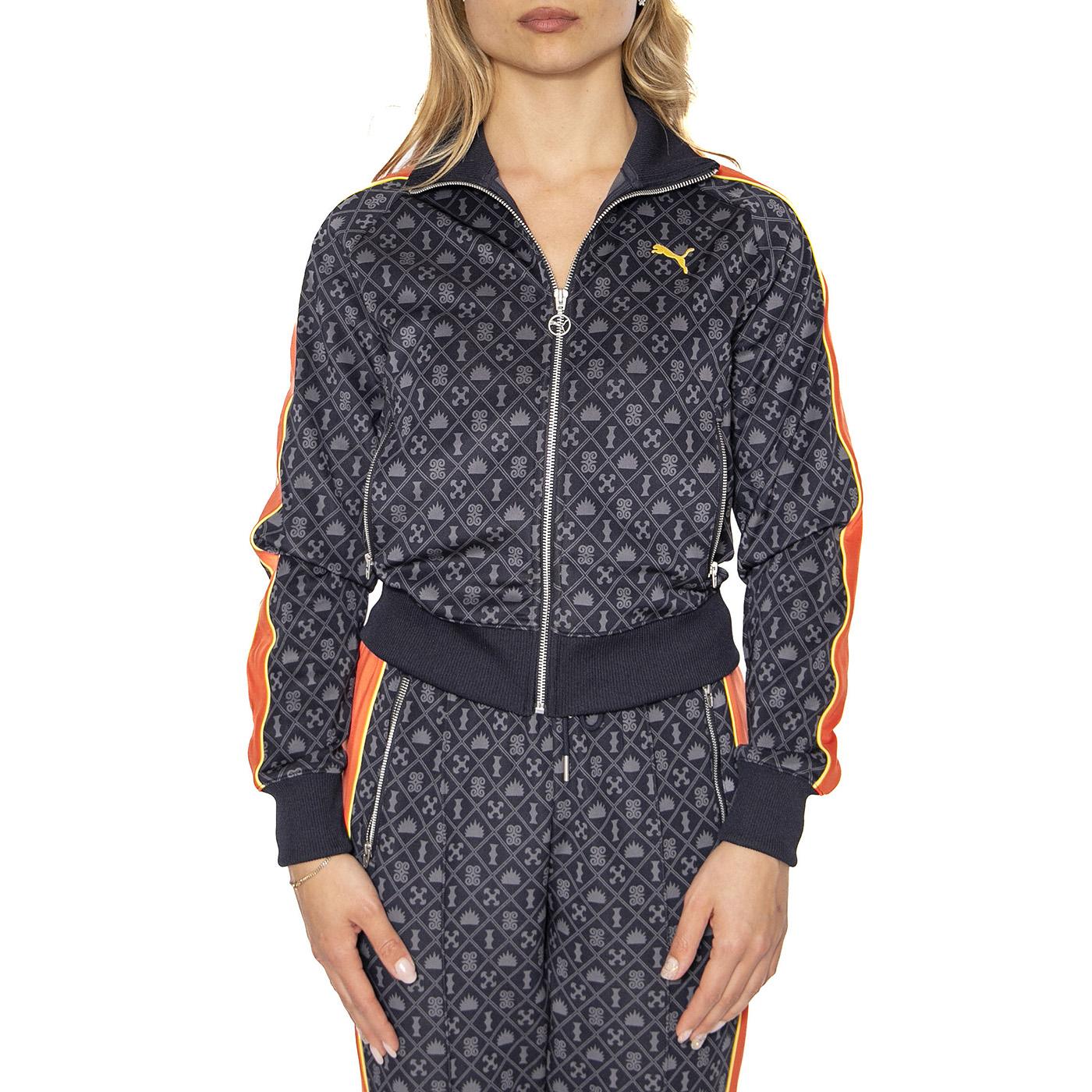 Road To Unit AOP Track Jacket Dark New Navy AOP - Felpa con Zip Donna Multicolore 629792-16  PUMA 