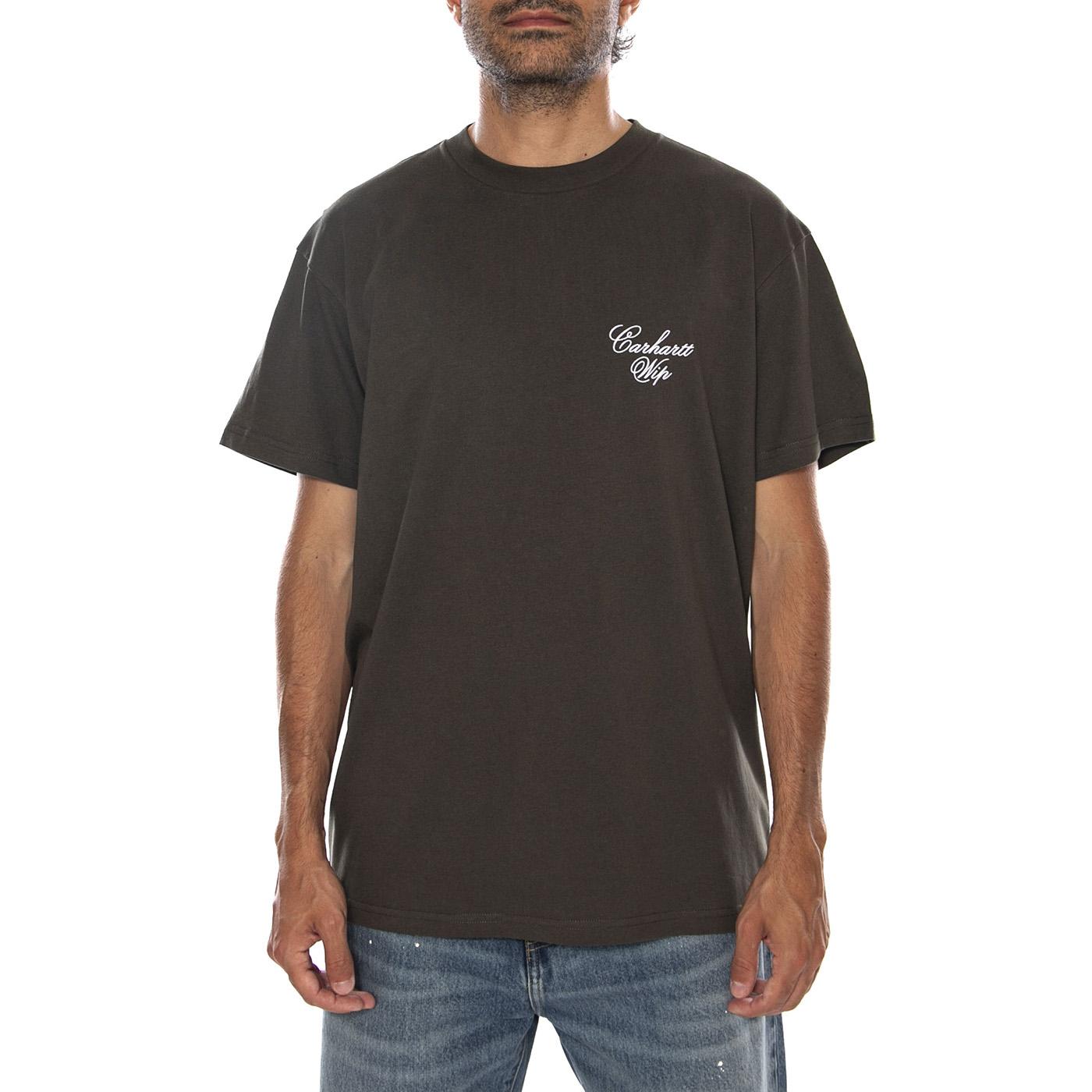 S/S GRACIOUS T-SHIRT CYPRESS - Maglietta Girocollo Uomo Verde I036879 63XX CARHARTT WIP 