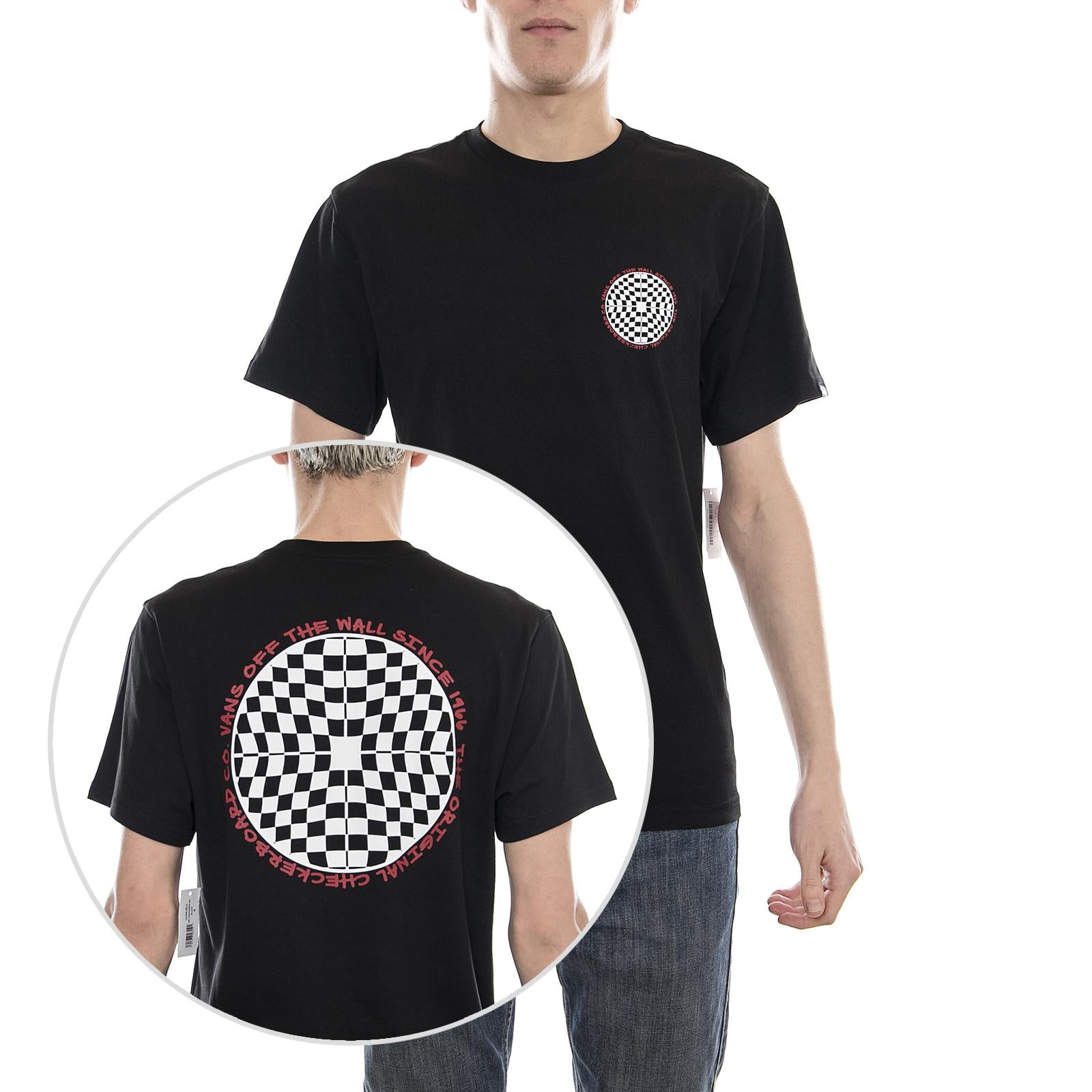 MN CHECKERED SS Black VA3H6JBLK  VANS 