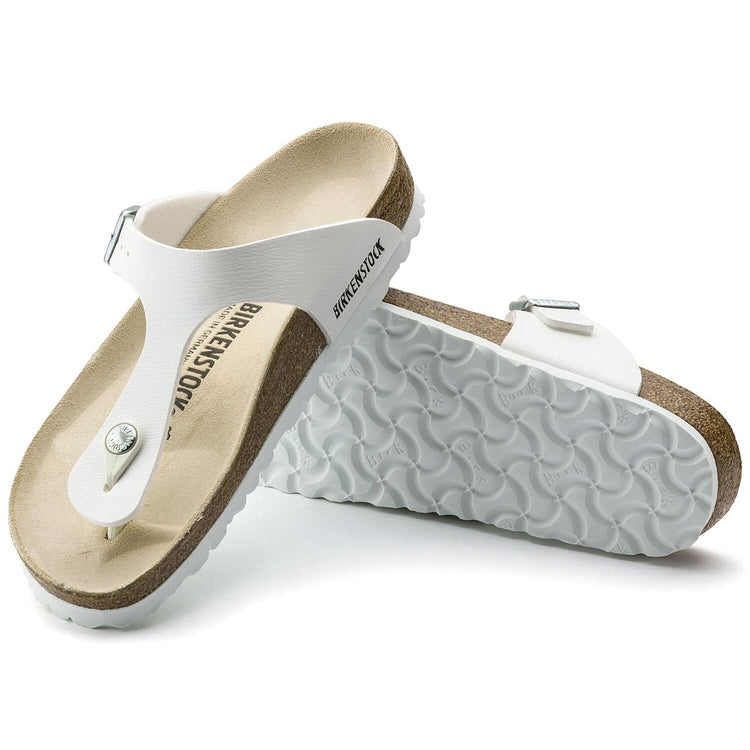 Gizeh Birko Flor Sandals White - Sandali Donna Bianchi 043731 . BIRKENSTOCK 