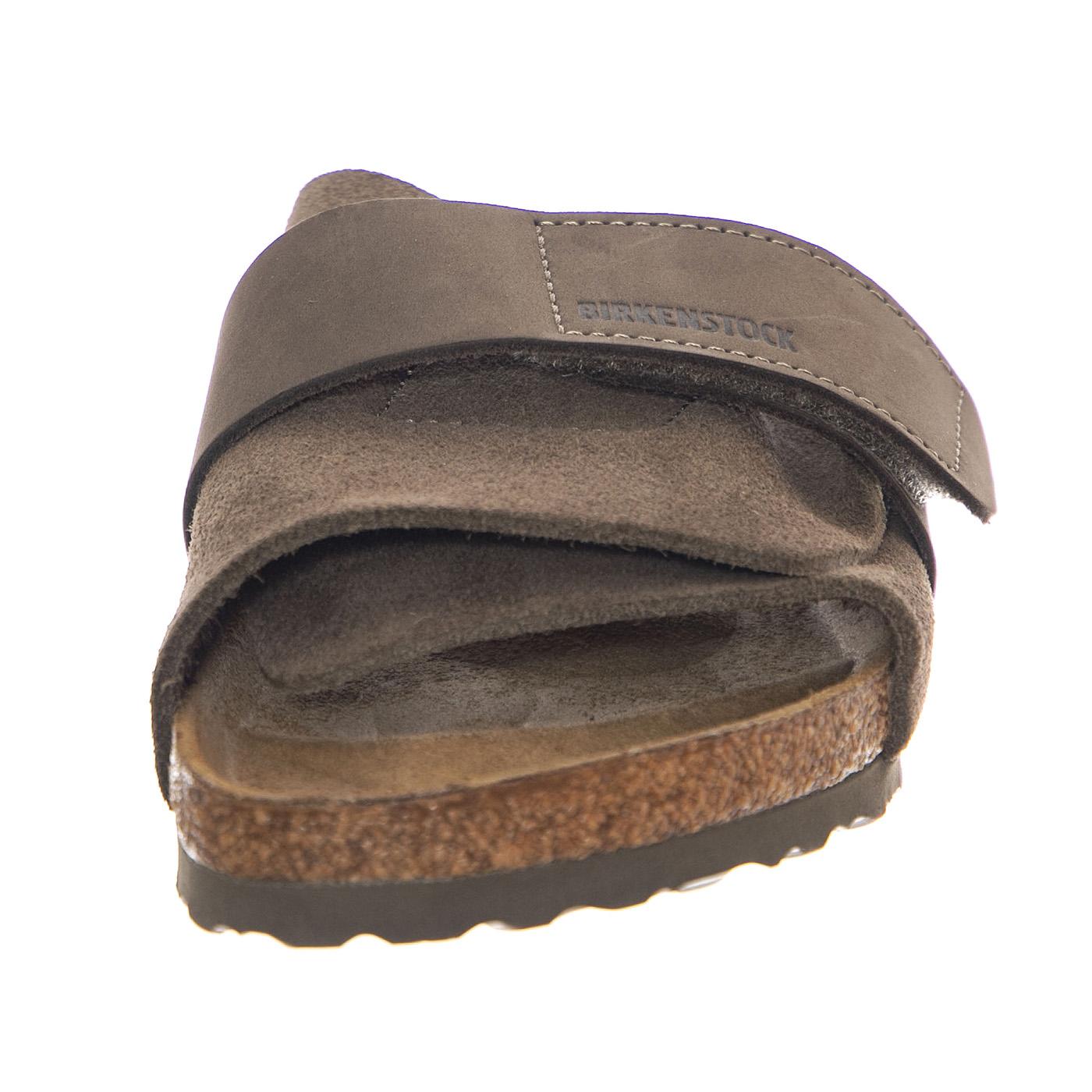 Kyoto concrete gray, Suede Leather/Nubuck - Sandali Uomo / Donna Grigi 1029138  BIRKENSTOCK 