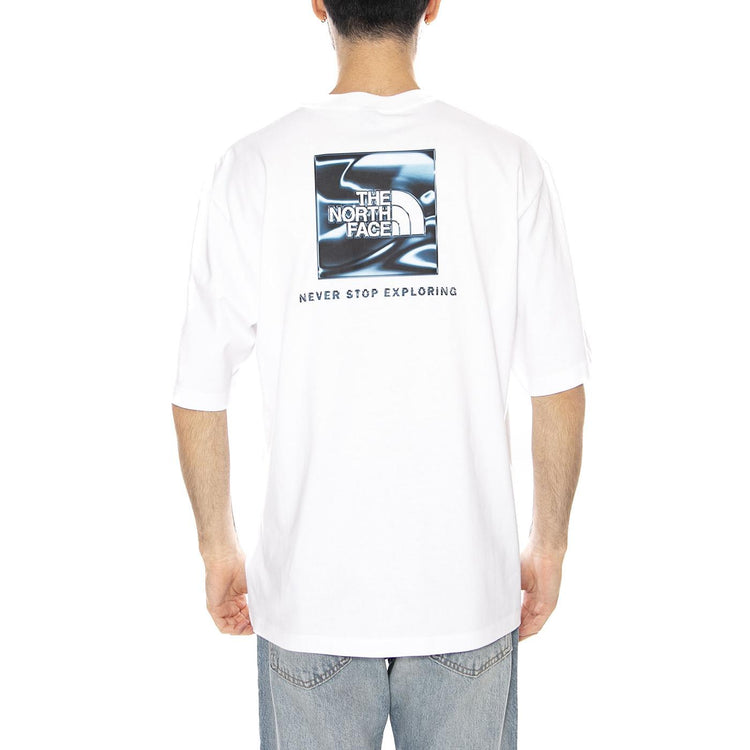M LQD BOX NSE OS SS TEE - Maglietta Girocollo Uomo Bianca NF0A8G9W FN41 THE NORTH FACE 