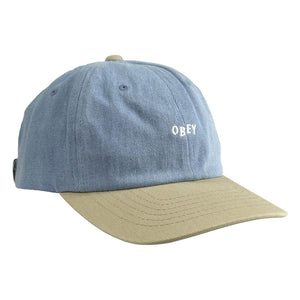 WARDLOW 6 PANEL SNAPBACK KHAKI 100580128-KHA  OBEY 