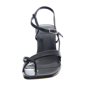 Luisa Black Cow Leather Chrome Free Tanned - Sandali Donna Neri VBS5312-301-20  VAGABOND 