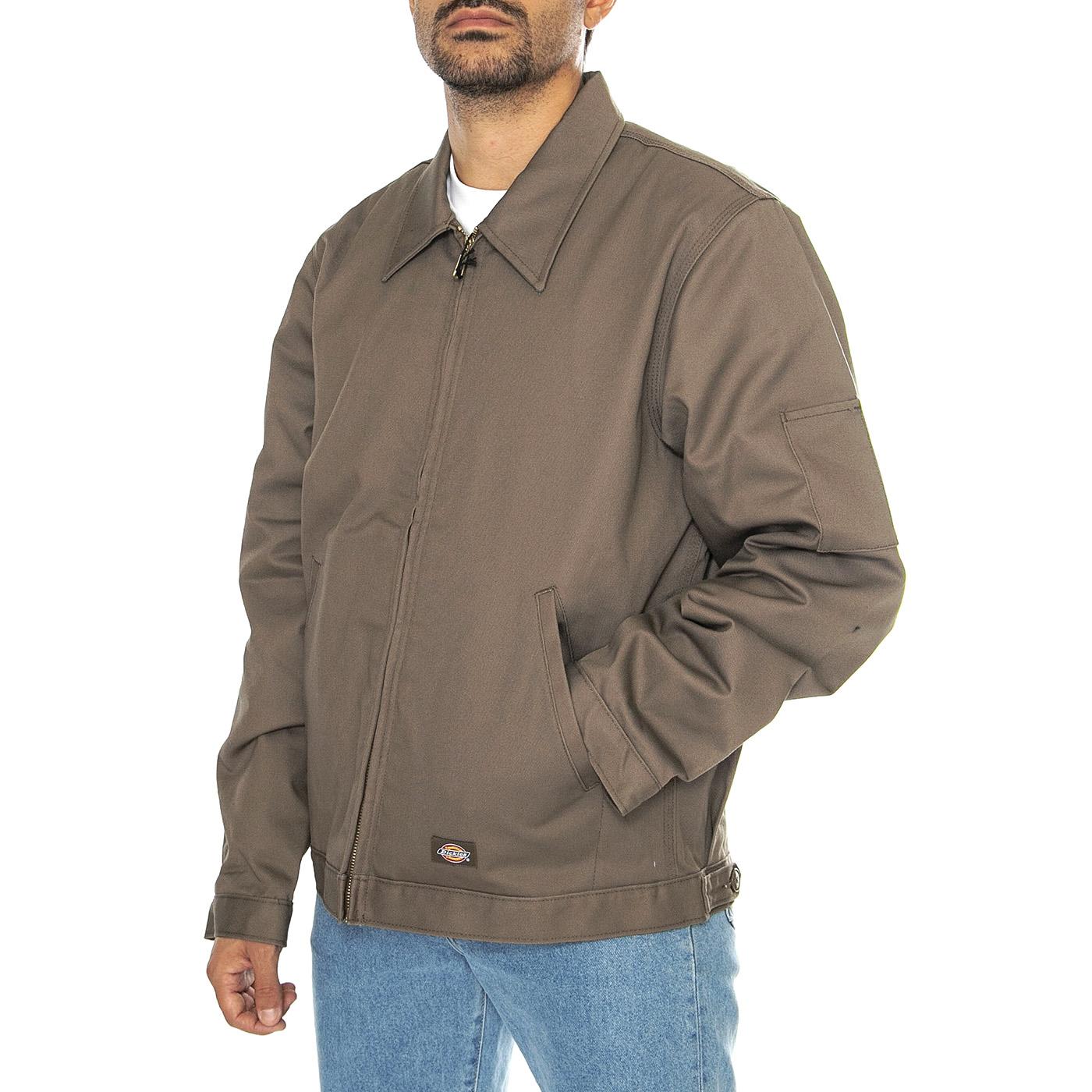 M Lined Eisenhower Jacket Rec Mushroom - Giacca Uomo Marrone DK0A4XK4MR11  DICKIES 
