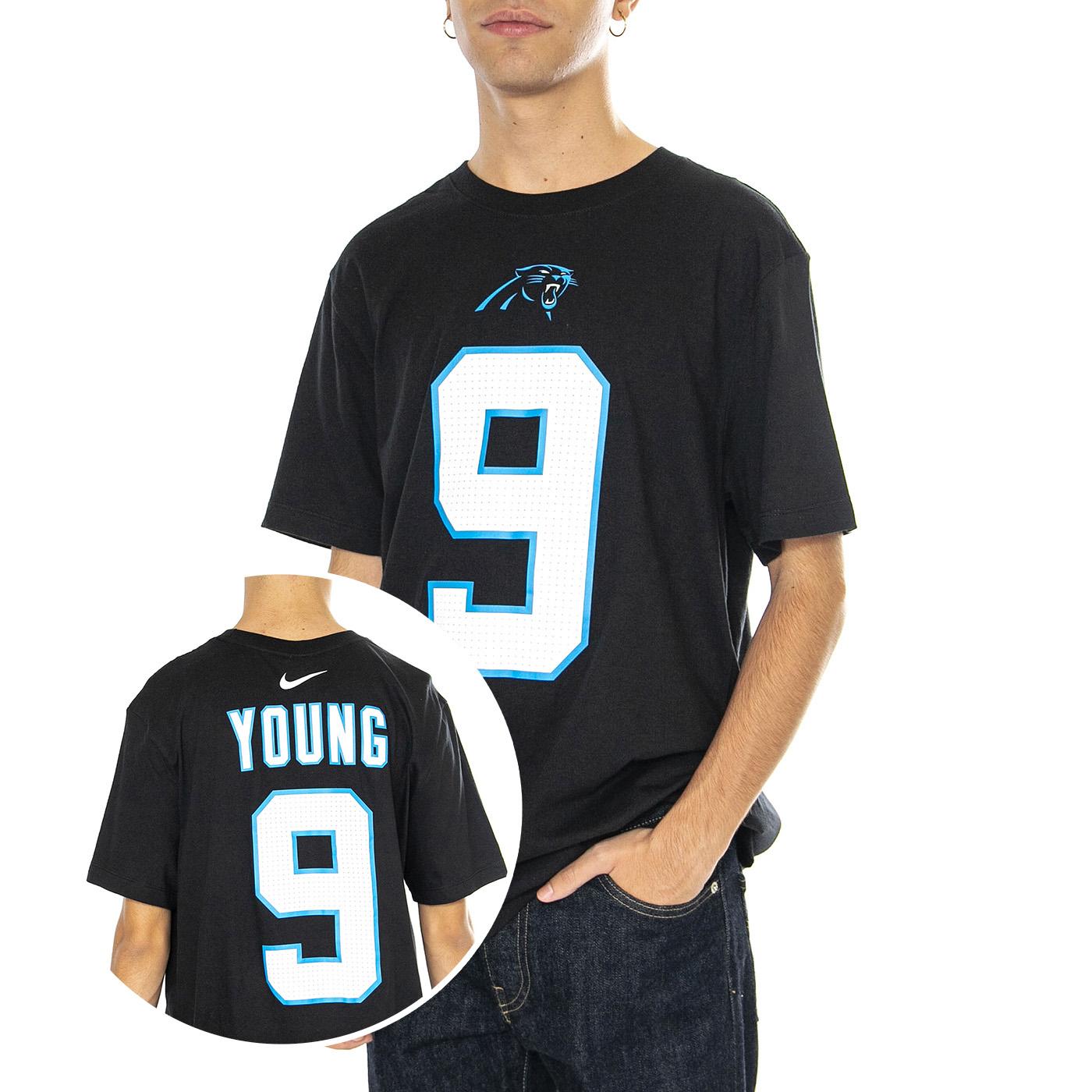 Carolina Panthers Black - Maglietta Girocollo Uomo Nera N199-00A-9DF-005  NIKE 