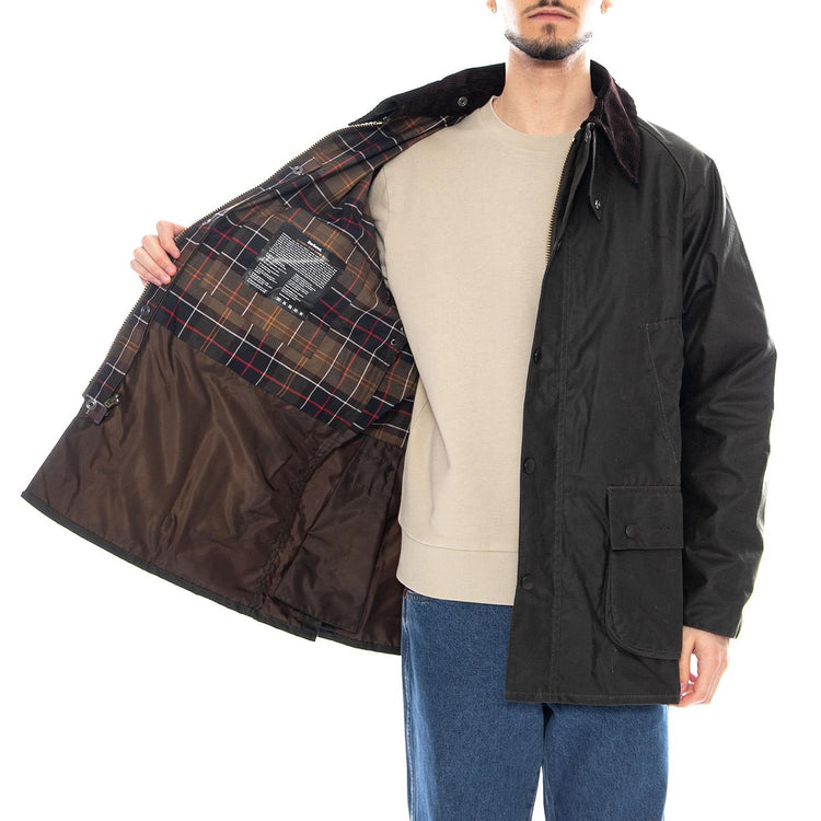 Bedale Wax Jacket OL99 - Giacca Uomo Verde MWX0018-OL99-FW25 . BARBOUR 