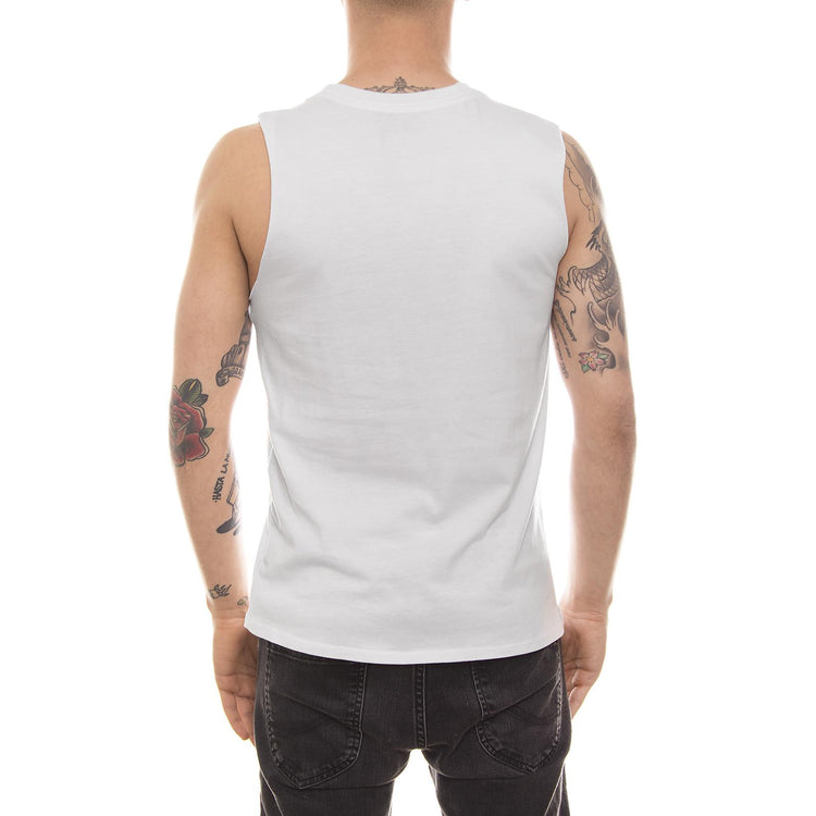 BASIC STUSSY MUSCLE TEE WHITE 2941353-WHITE  STUSSY 