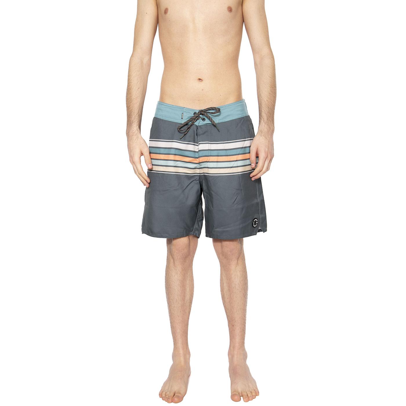 Kalford Hunter Green - Costume da Bagno Uomo Multicolore 2710821-672  PROTEST 