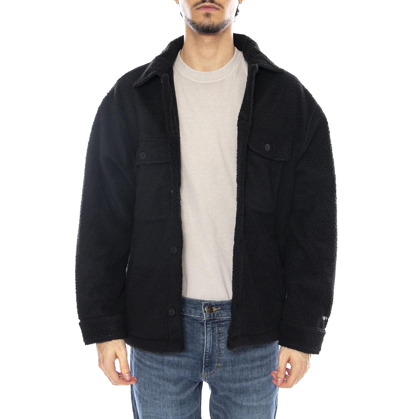 Thompson Shirt Jacket Black - Giacca Uomo Nera 121160059 BLK OBEY 