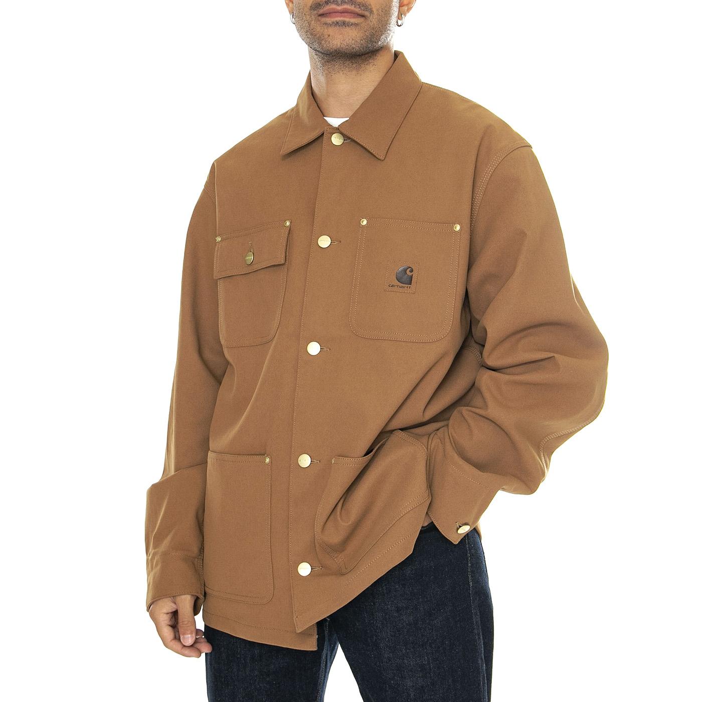 Suede Michigan Coat Hamilton Brown - Giacca Uomo Marrone I033717.HZXX  CARHARTT WIP 