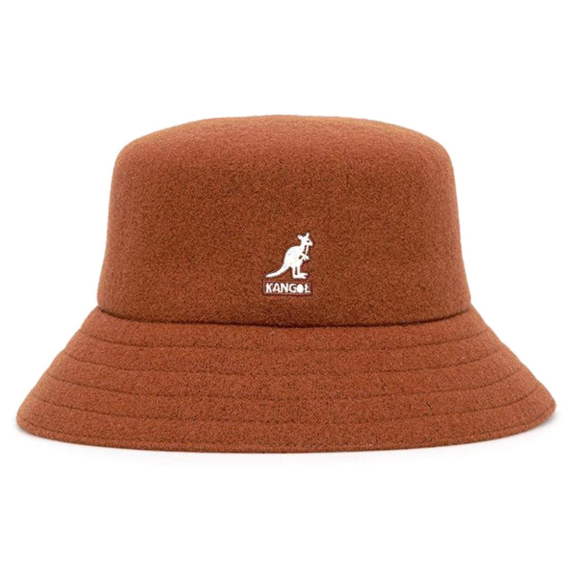 Wool Lahinch Mahogany - Cappello da Pescatore Marrone K3191ST-MH240  KANGOL 