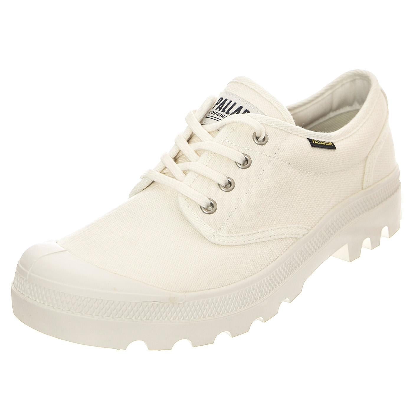 M' Pallabrousse White Shoes - Scarpe Stringate Profilo Basso Uomo Bianche 00068-116-M . PALLADIUM 