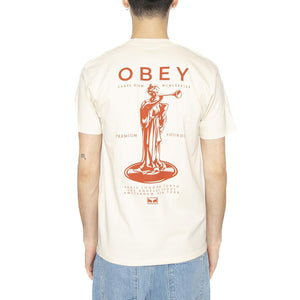 Obey Premium Sounds Tee Cream - Maglietta Girocollo Uomo Beige 165264094-CRM  OBEY 