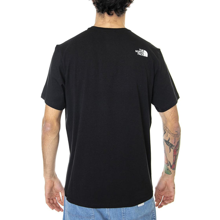 Mens Coordinates Black T-Shirt NF0A5IGAJK31  THE NORTH FACE 