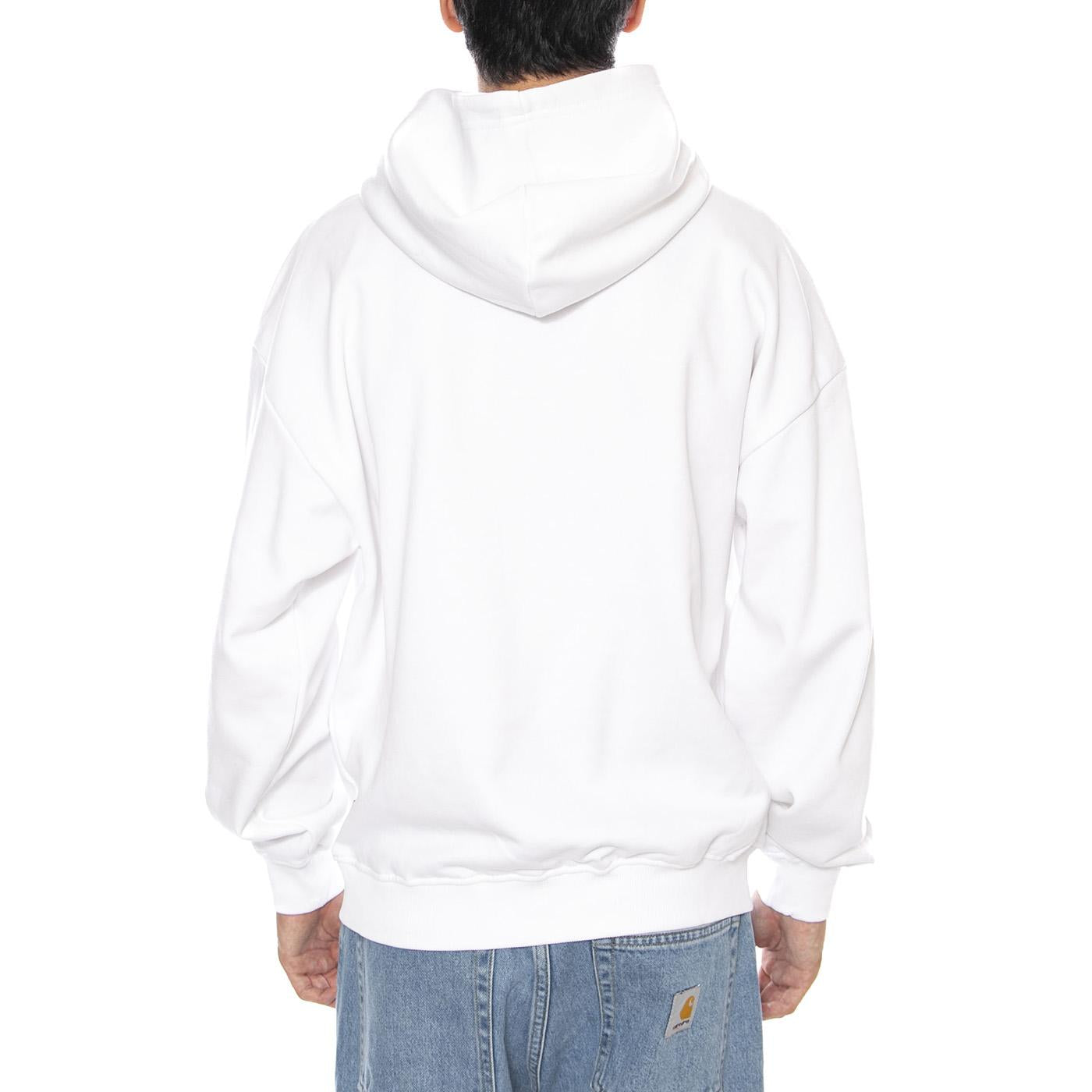 BANKSY VTG Hoodie VD Bright White Airstrike - Felpa con Cappuccio Uomo Bianca 22035423-4911254 . ONLY & SONS 