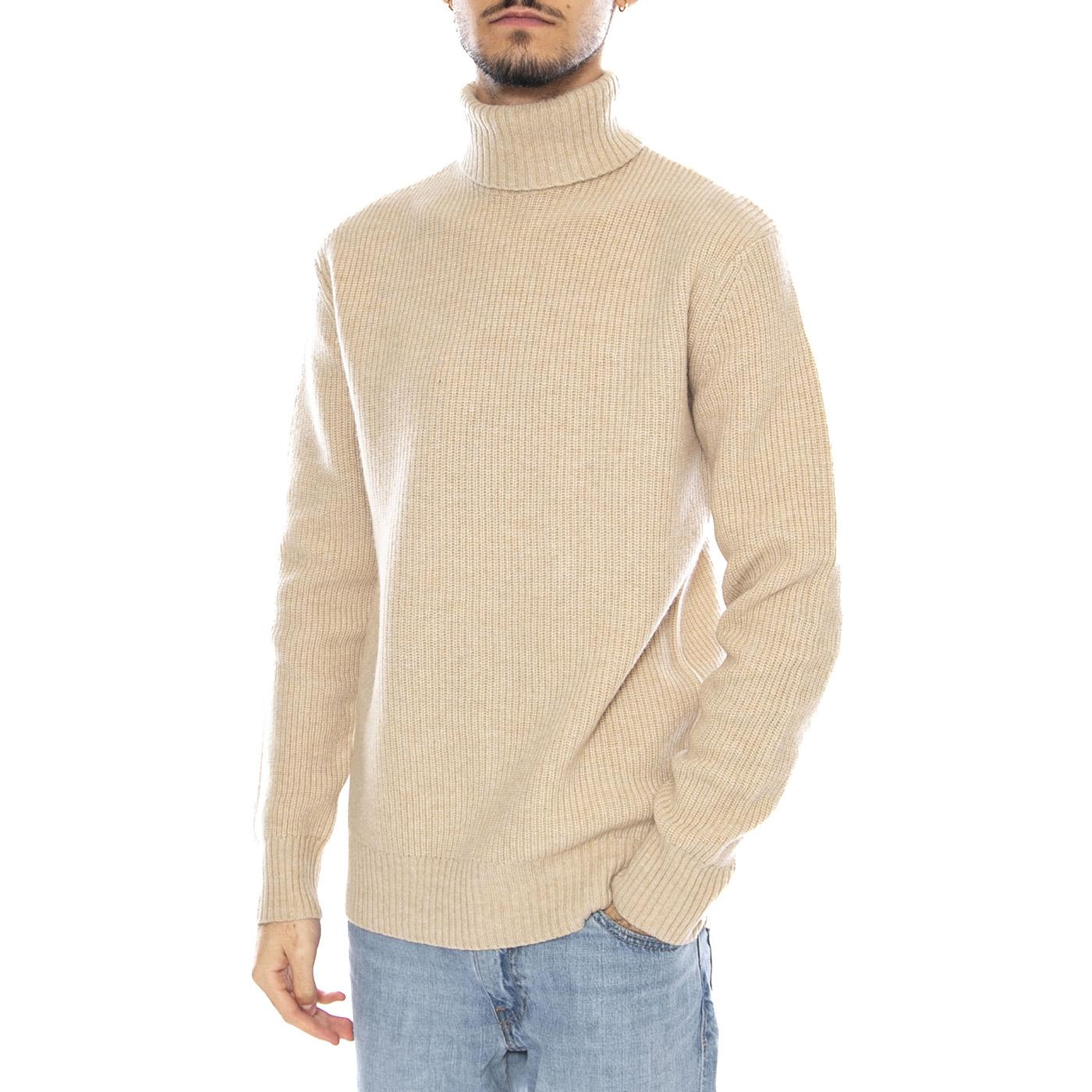 Hargreaves 2.0 -- Maglione Uomo Collo Alto Beige 216887349 1100 MINIMUM 
