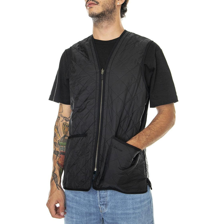 Polarquilt Waistcoat Zip Liner Black - Giacca Smanicata Uomo Nera FW22-MLI0002-BK91 . BARBOUR 