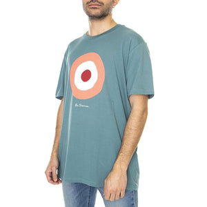 Signature Target Tee Jade - Maglietta Girocollo Uomo Verde 65093-657  BEN SHERMAN 