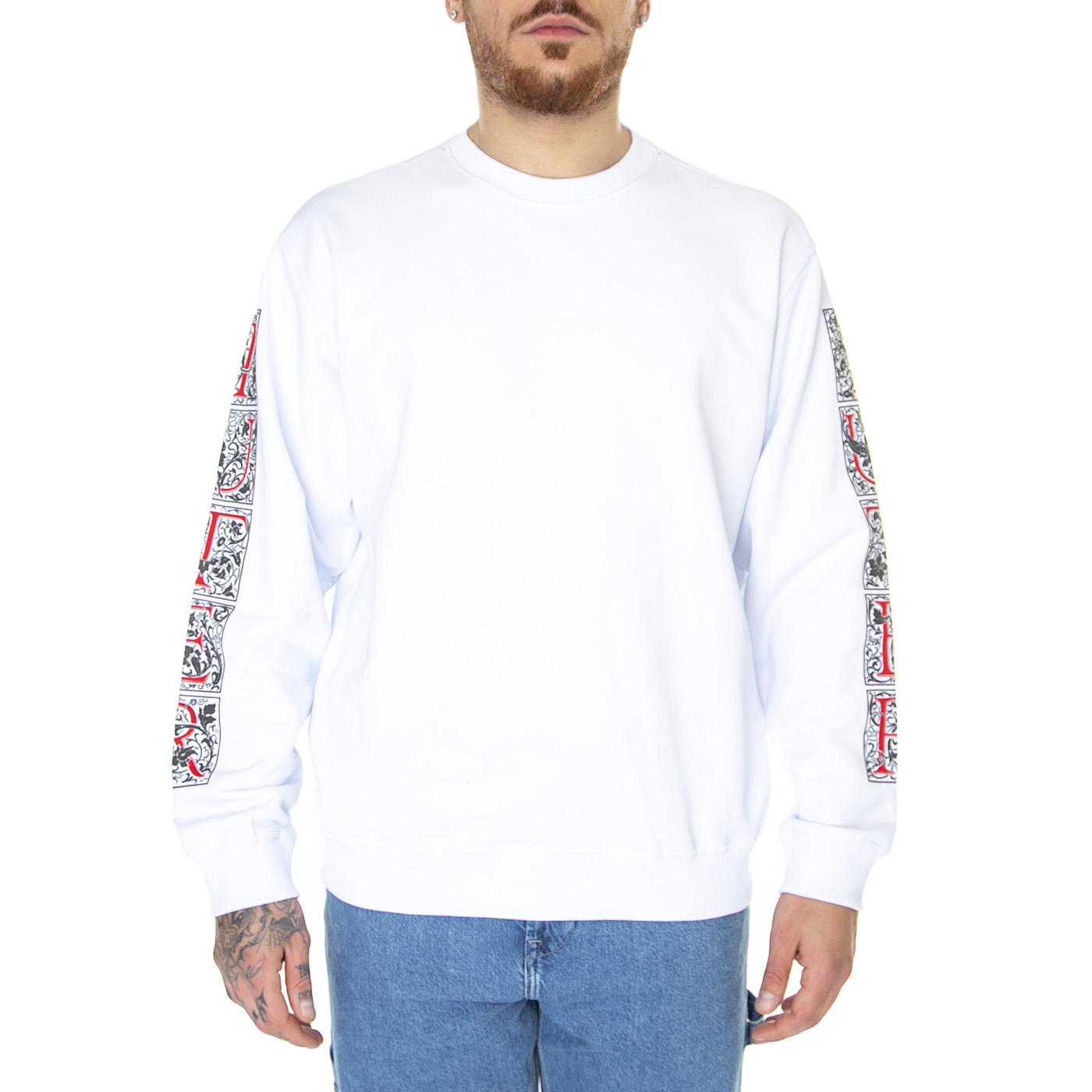 Mediolanum Crewneck White - Felpa Girocollo Uomo Bianca 23SISC31-WHITE  IUTER 