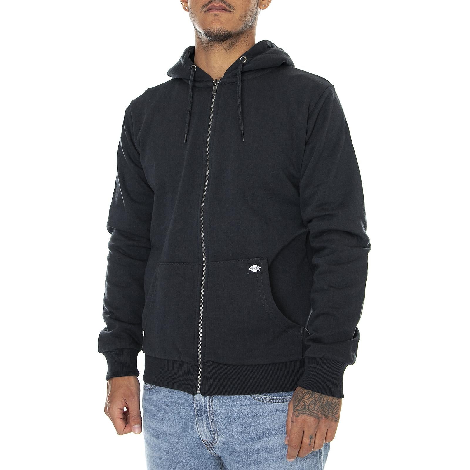 Kingsley - Felpa con Cappuccio e Zip Uomo Blu 03 200092-DN . DICKIES 