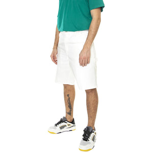 Single Knee Short Wax Stone Washed - Bermuda Uomo Bianchi I027942-D606  CARHARTT WIP 