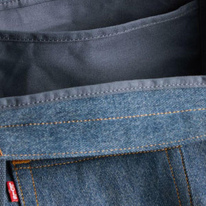 THE LEVI'S® Back Pocke Tote Indigo Mid Light Indigo - Borsa a Tracolla Denim Jeans Blu D5440-0000 . LEVIS 