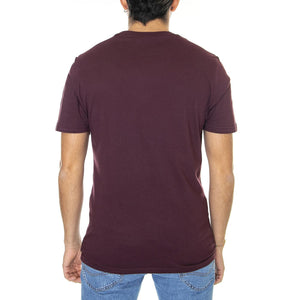 Target Tee Wine - Maglietta Girocollo Uomo Bordeaux 65093-580  BEN SHERMAN 