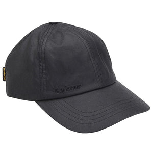 Wax Sports Cap Black Classic - Cappellino con Visiera Nero FW22-MHA0005-BK91 . BARBOUR 