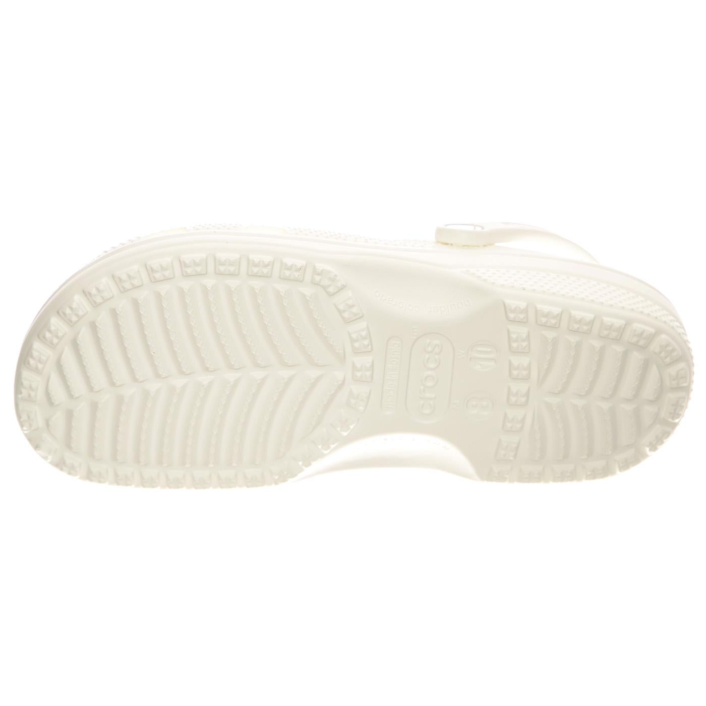 Classic Sabot U White - Sandali Donna / Uomo Bianchi CR.10001 WHI  CROCS 