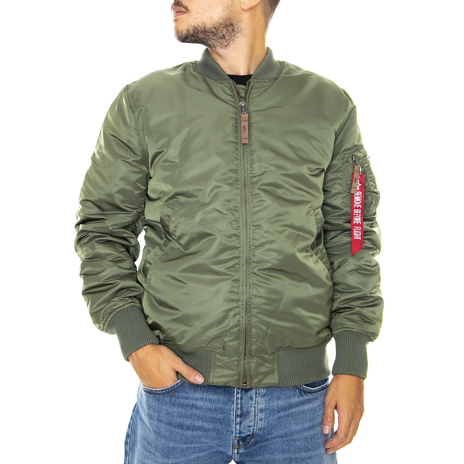 MA-1 VF 59 Long Jacket - Sage Green - Giacca Invernale Uomo Verde 168100-01  ALPHA INDUSTRIES 