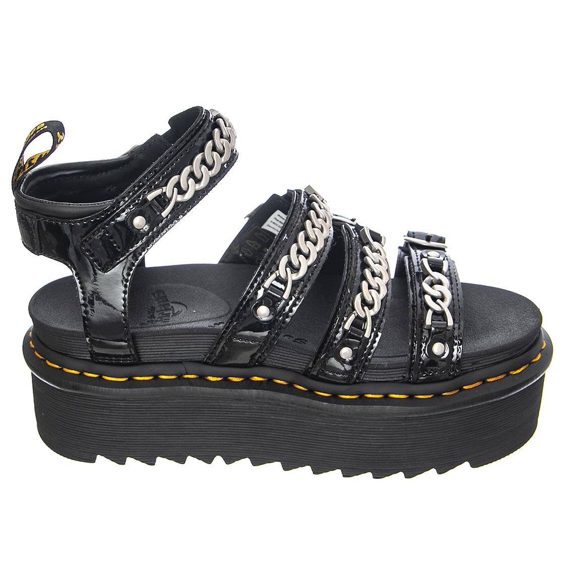 Blair II Quad Chain - Sandali Donna Neri UK 3 27262001  DR.MARTENS 