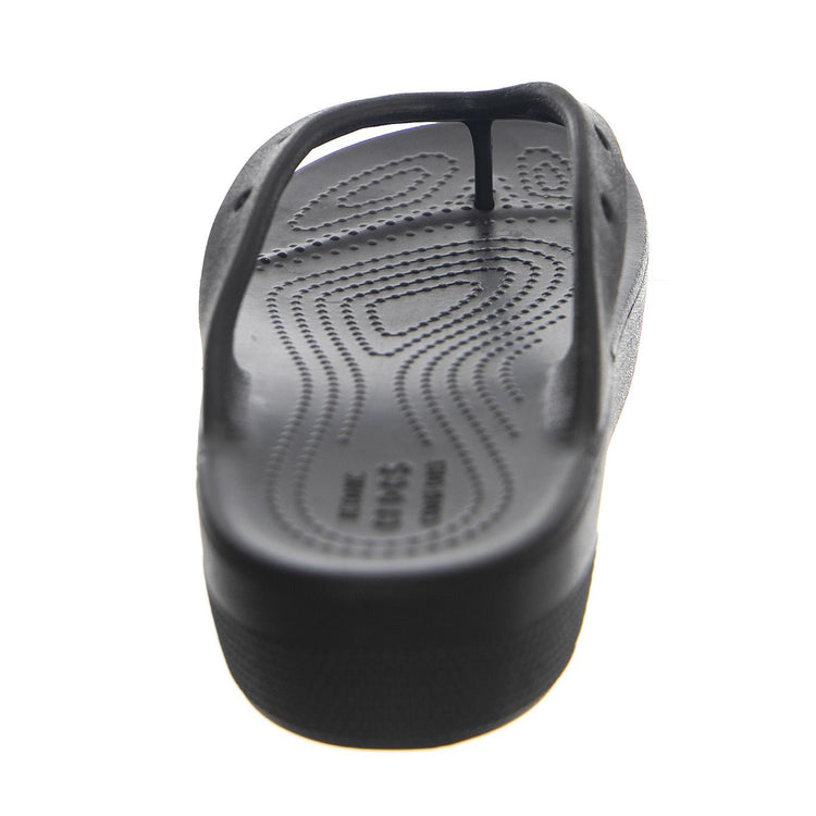 W' Classic Platform Flip Black - Sandali Donna Neri CR.207714-BLK  CROCS 