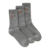 Valley Grove Socken, Grau meliert – 3er-Set graue Socken von Dickies Accessories