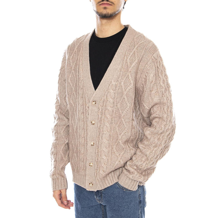 Valencia Cardigan Fungi Heather Neutral - Cardigan Uomo Beige 003B5-0004 . LEVIS 