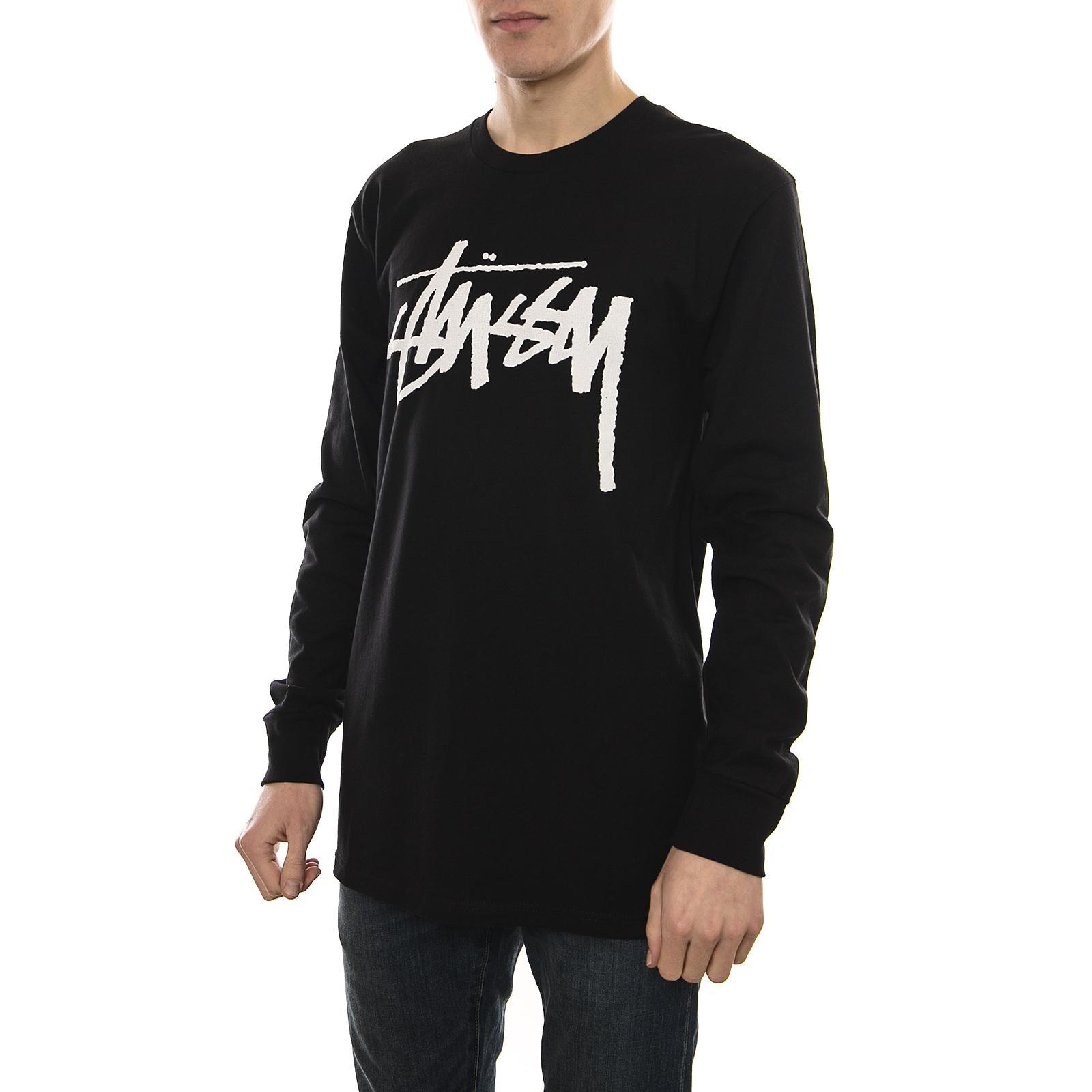 OLD STOCK LS TEE BLACK 1994213-BLACK  STUSSY 