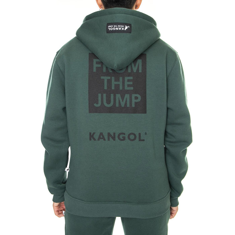 Essential Pine - Felpa con Cappuccio Uomo Verde KAF22UHDS102-133  KANGOL 