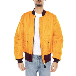 Alpha Industries MA-1 Reversible Bomber -- Giacca Reversibile Uomo Bordeaux / Arancione F100101 608 ALPHA INDUSTRIES 
