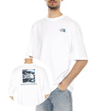 M LQD BOX NSE OS SS TEE - Crewneck T-Shirt Herren Weiß  Herren THE NORTH FACE