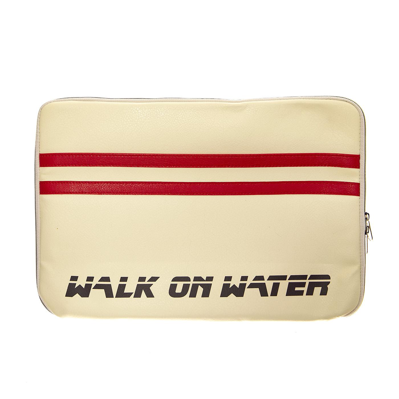 Boarding Skin Offwhite / Red 13.3 Cover - Cover Porta Ipad Bianco / Multi NEO 048 01 133  WALK ON WATER 