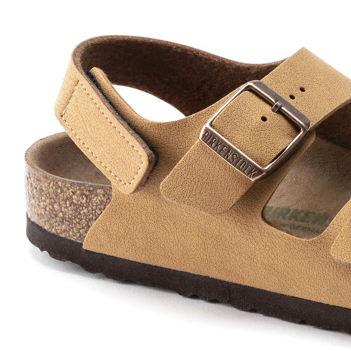 Milano Hl Kids Caramel Vegan - Sandali Vegani Bambino Marroni - Calzata Regolare 1021715  BIRKENSTOCK 