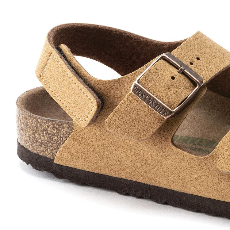 Milano Hl Kids Caramel Vegan - Sandali Vegani Bambino Marroni - Calzata Regolare 1021715  BIRKENSTOCK 