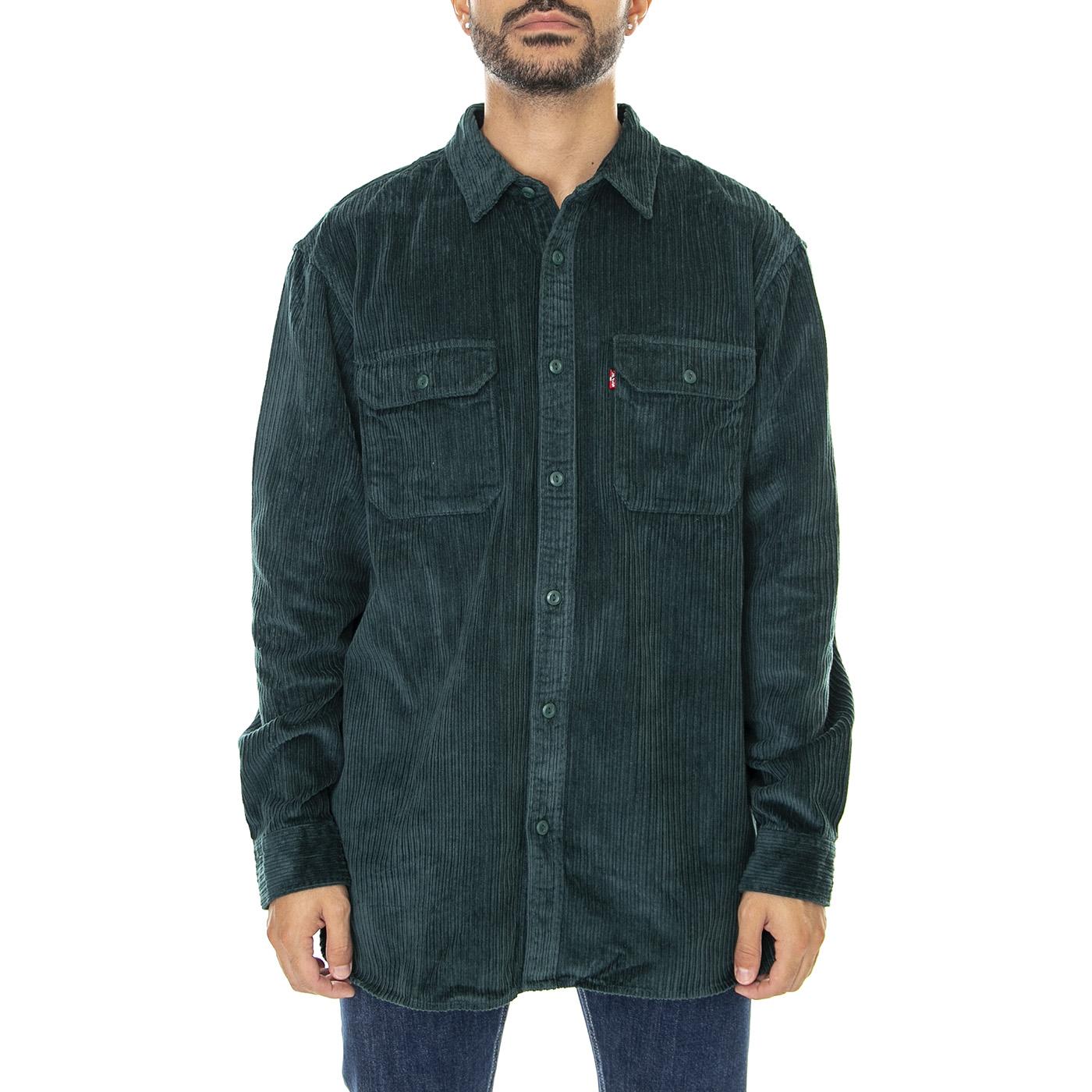 Jackson Worker Ponderosa Pine - Camicia Uomo in Velluto Verde 19573-0168  LEVIS 