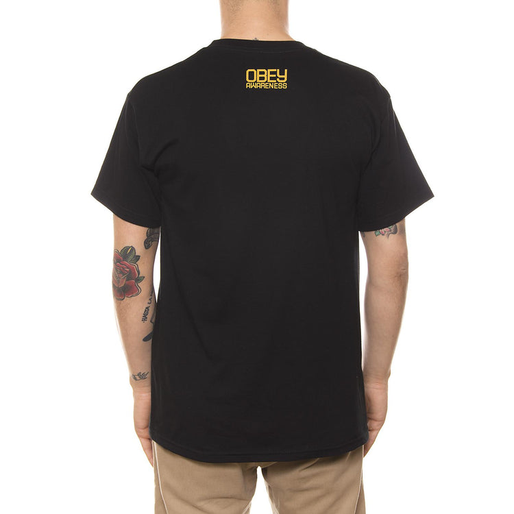 DAVID LYNCH AWARENESS PREMIUM S/S TEE BLACK 165361451-BLK  OBEY 