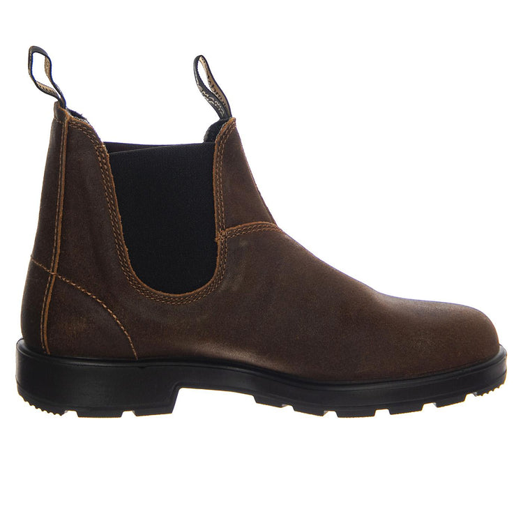 1911 Tobacco Suede Tobecco Boots - Stivaletti Profilo alla Caviglia Uomo Marrone 1911-TOBACCO  BLUNDSTONE 